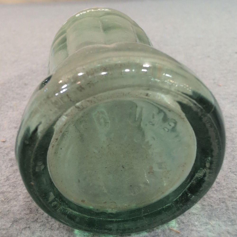 Vintage Coca-Cola 6.5oz Glass Bottle Columbus GA White ACL Label Hobbleskirt - Picture 3 of 4